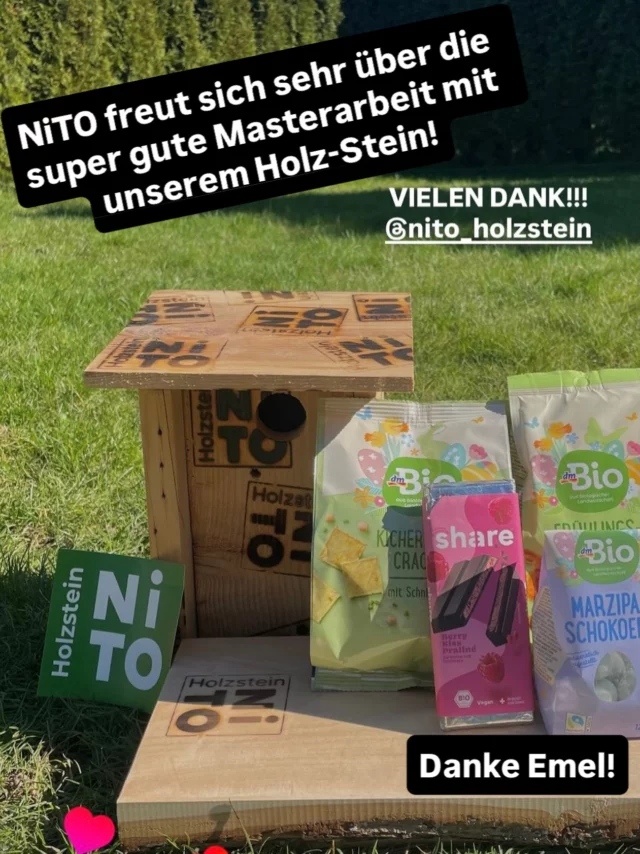 Die Studentin Emel Hat In Ihrer Masterarbeit Unseren Holzstein Auf
Herz Und Nieren Getestet, Von Anbrennen Bis Zersägen Und Ertränken War Alles Dabei!
Wir Geben Demnächst Mal Ein Paar Beispiele Was Dem Nito Stein So Wiederfahren Ist Während Den Tests!
Die Masterarbeit Hat Außerordentlich Gut Abgeschnitten Und Das Freut Uns Natürlich Sehr!😀
Nochmal Herzlichen Glückwunsch Emel!

Bleibt Dran! Wir Berichten!

#Masterarbeit #Student #Test #Holz #Eigenschaften